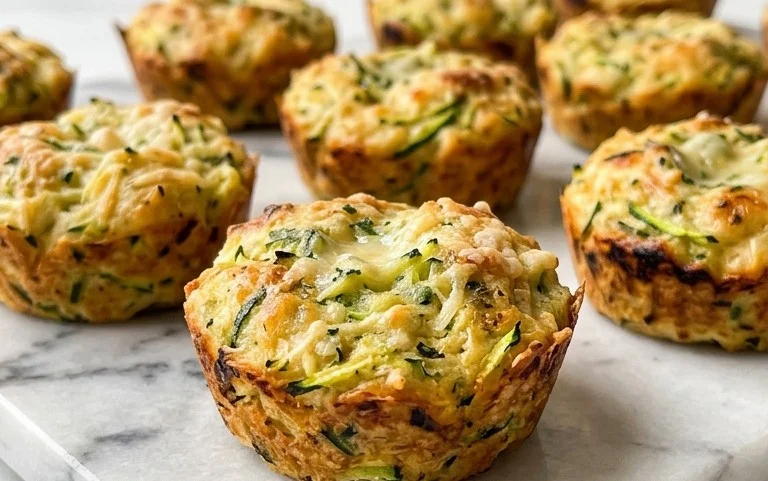 Knusprige Zucchini-Knoblauch-Bites: Blitzrezept, gesund & lecker