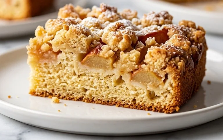 Apfelkuchen vom Blech mit Streusel – einfach lecker