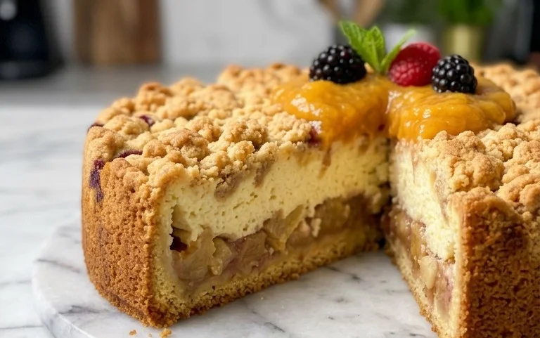 Landcafé Prassel-Bauerntorte: Rezept mit Kompott