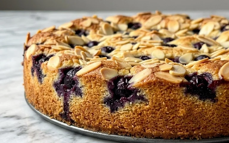 Blaubeer-Butterkuchen: Glück & Mandeln backen 🍰