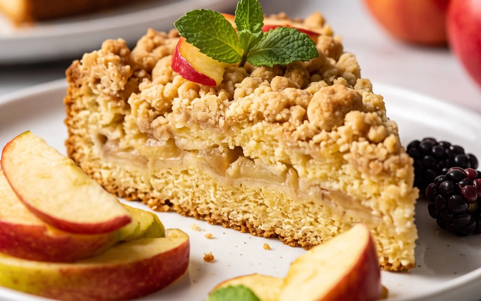Apfelkuchen mit Streuseln